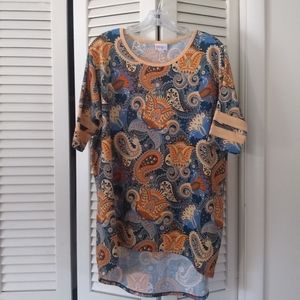 NWOT LuLaRoe Irma shirt.  Beautiful print.